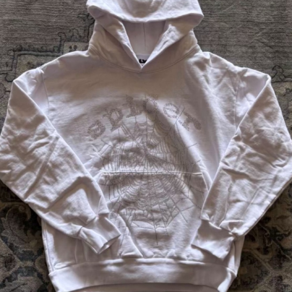 White Spider Graphic Hoodie